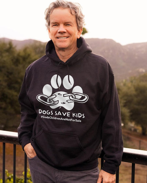 Dogs Save Kids Tee Hoodie - Pawz