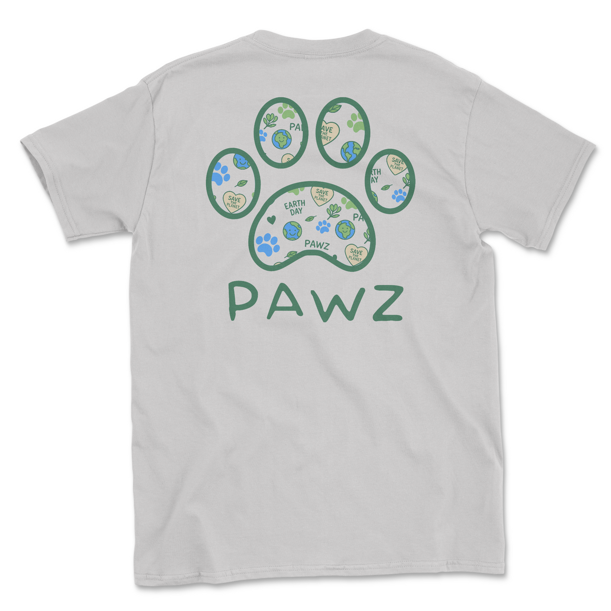 Earth Day Pattern (Adult Short Sleeve T-Shirt)