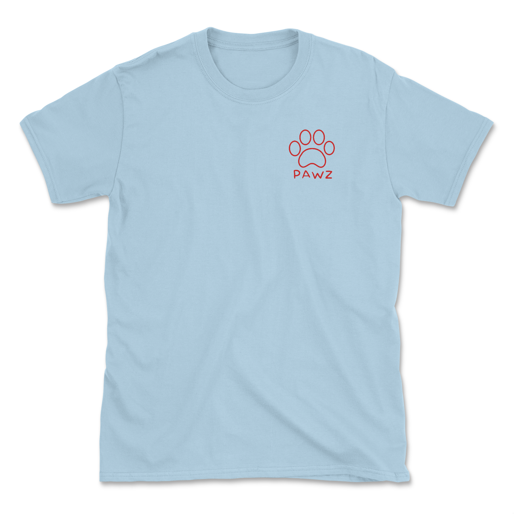 North Carolina Flag Paw (Adult Short Sleeve T-Shirt)