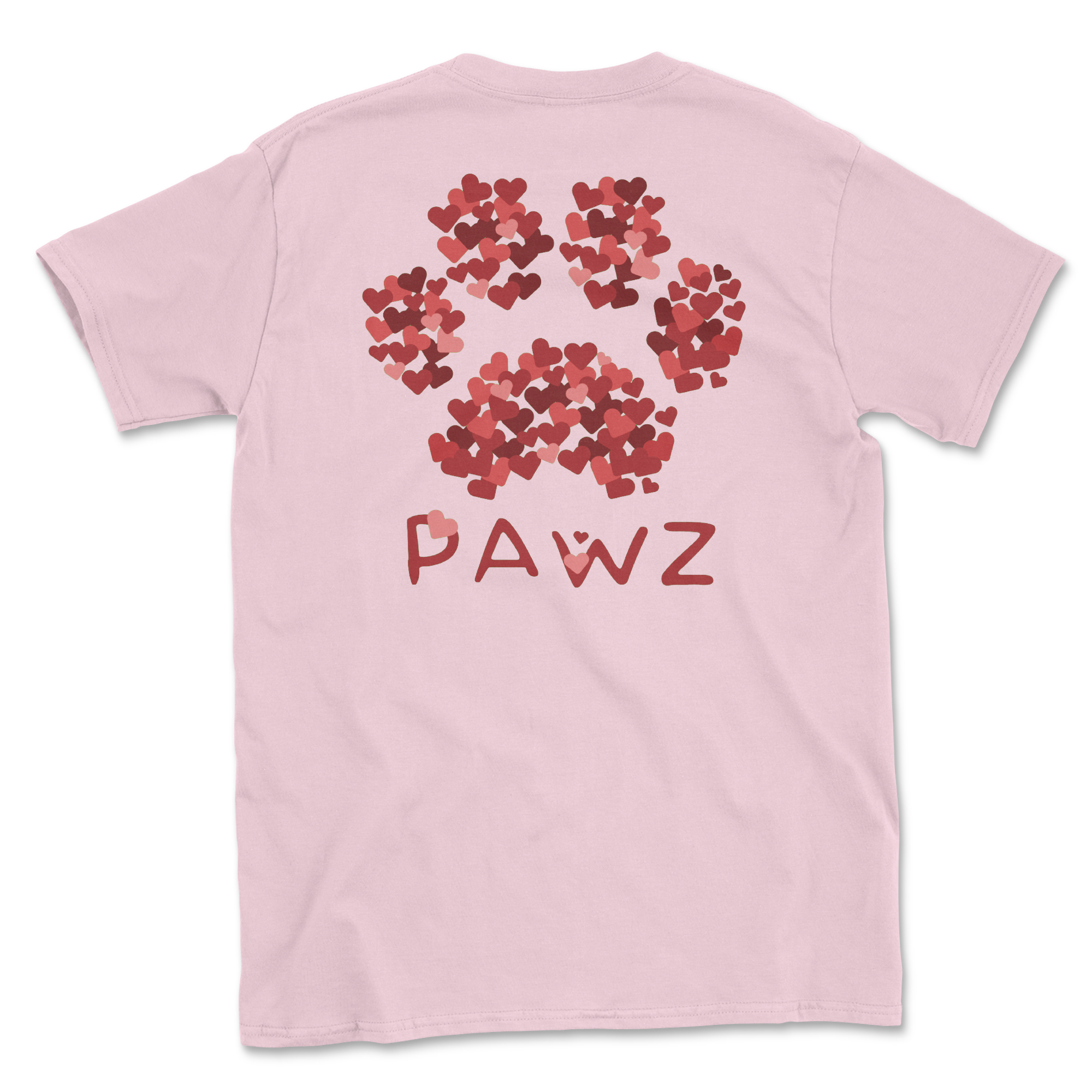 Heartfelt Paw (Adult Short Sleeve T-Shirt)
