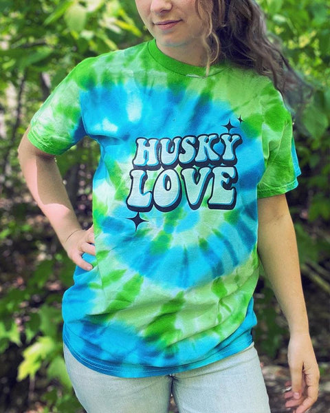 Husky Love St. Lucia Tie Dye Tee - Pawz