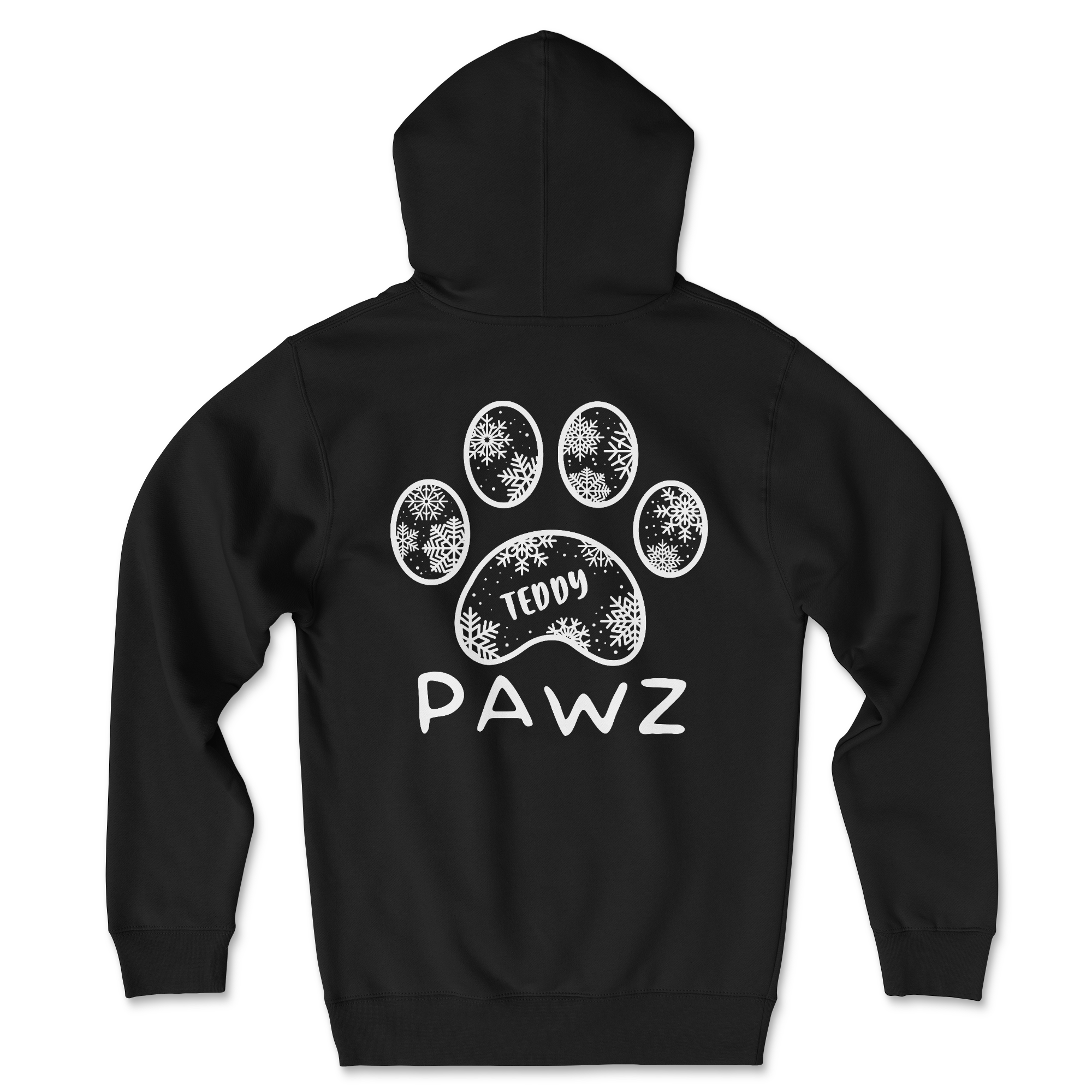 Teddy Snowflake (Adult Hoodie)
