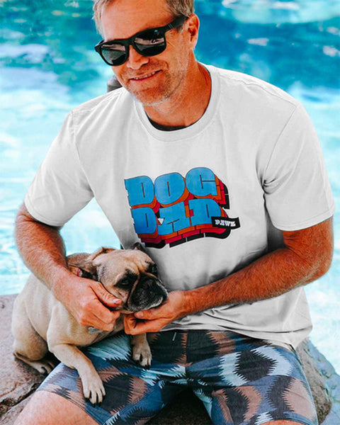 Retro Dog Dad Tee - Pawz