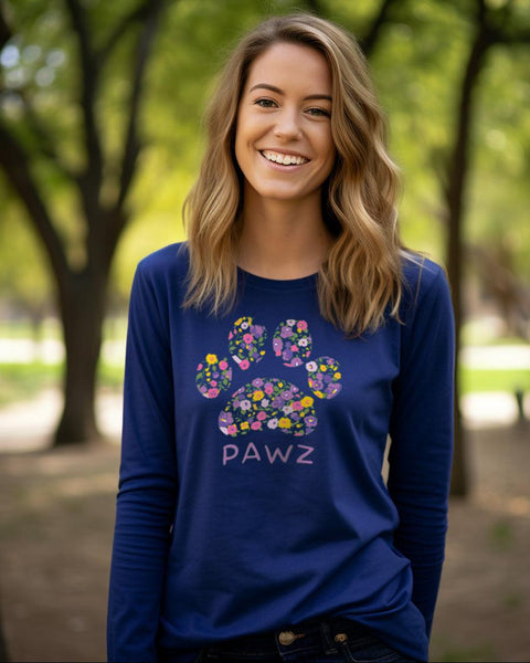 Spring Meadow Long Sleeve T-Shirt - Pawz