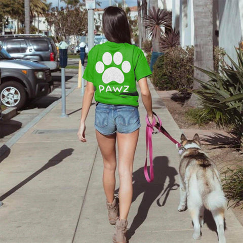 White Scenic Print Tee - Pawz