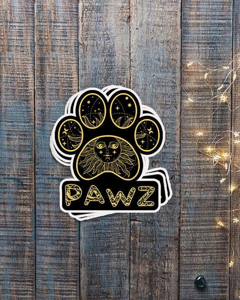 Pawz Luna Vinyl Sticker - Pawz