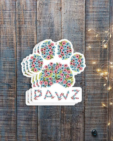 Pawz Bouquet Vinyl Sticker - Pawz
