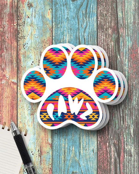 Pawz Aztec Sunset Vinyl Sticker - Pawz