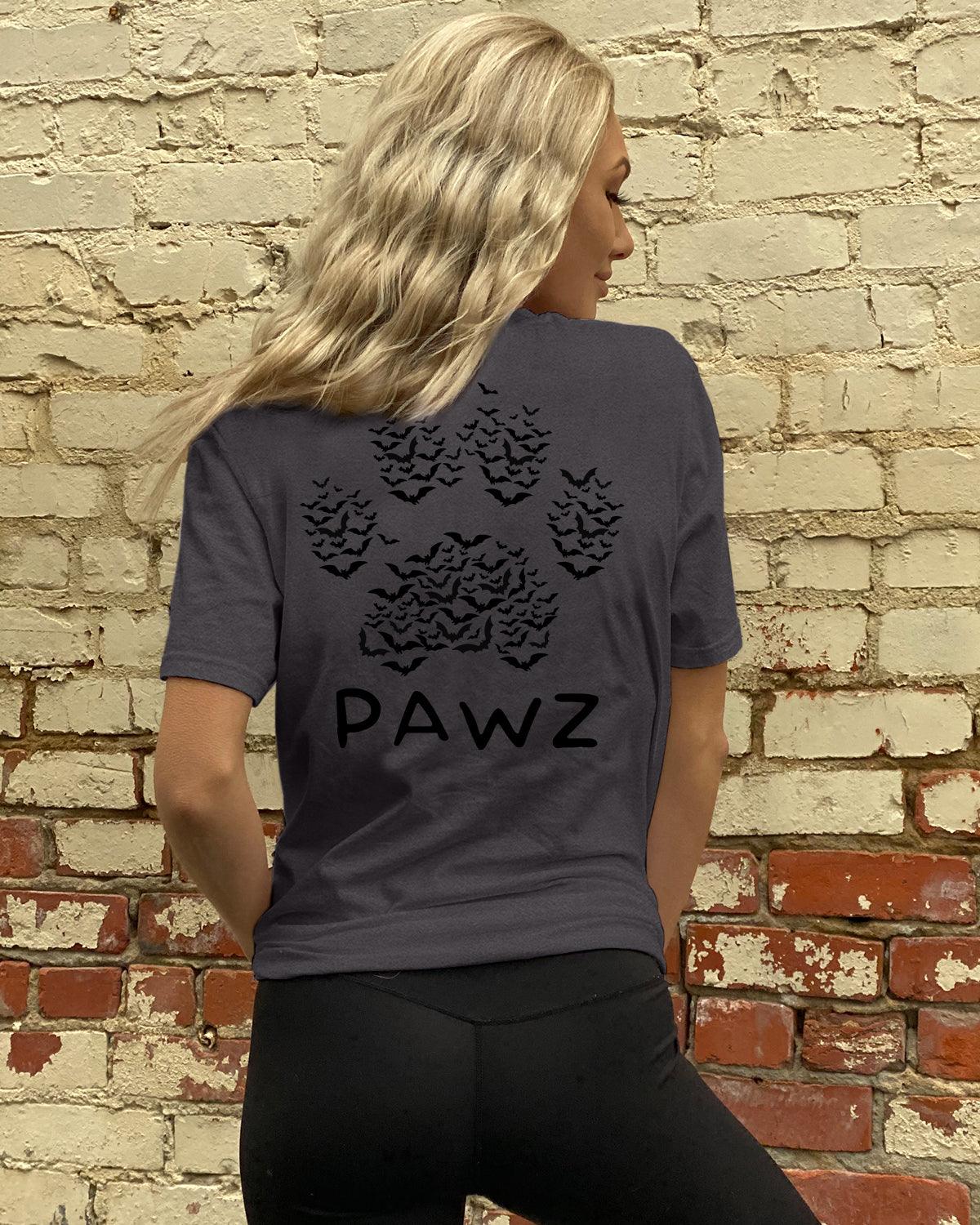 Pawz Bats Tee (Back Print) - Pawz