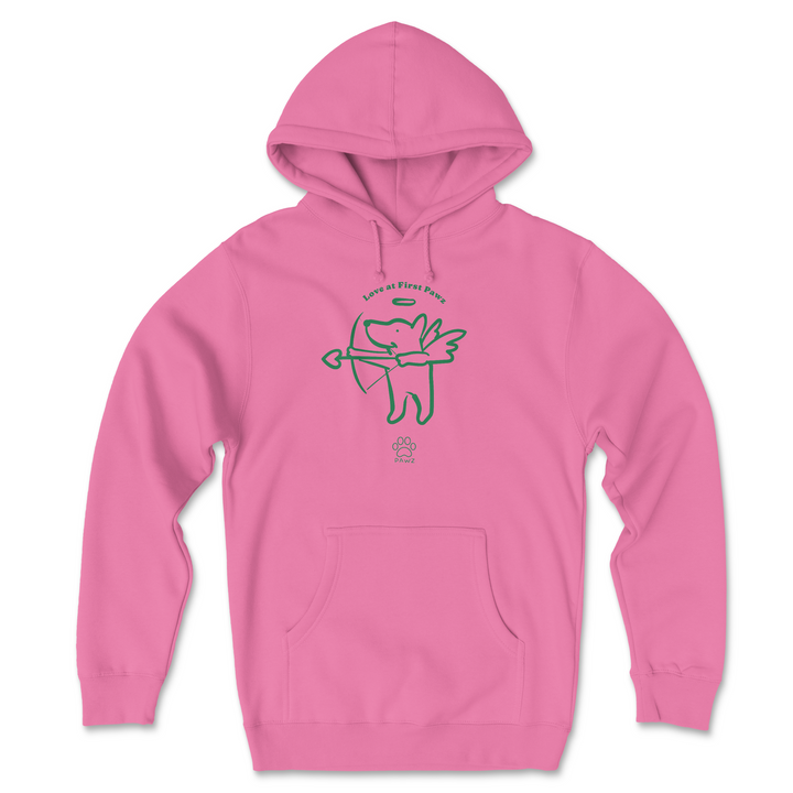 Cupid Pawz - Front Print (Adult Hoodie)