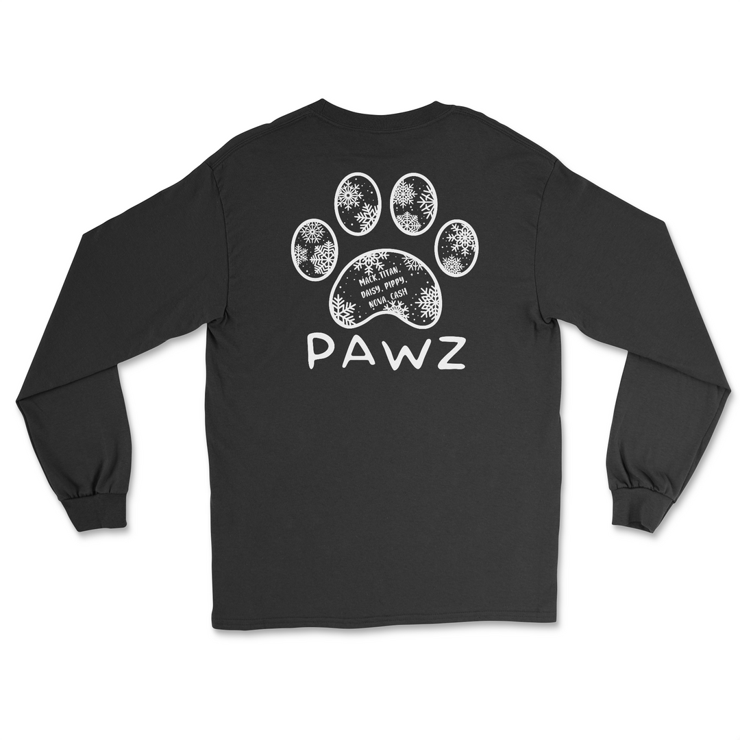 Mack, Titan, Daisy, Pippy, Nova, Cash Snowflake (Adult Long Sleeve)