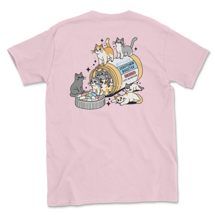 Serotonin Cat (Adult Short Sleeve T-Shirt)