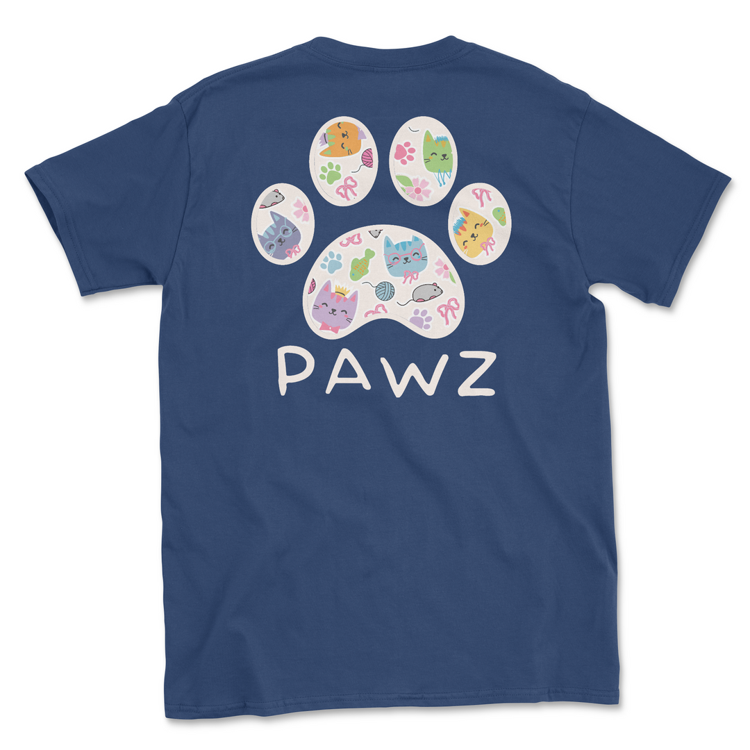 Curious Pawz (Adult Short Sleeve T-Shirt)