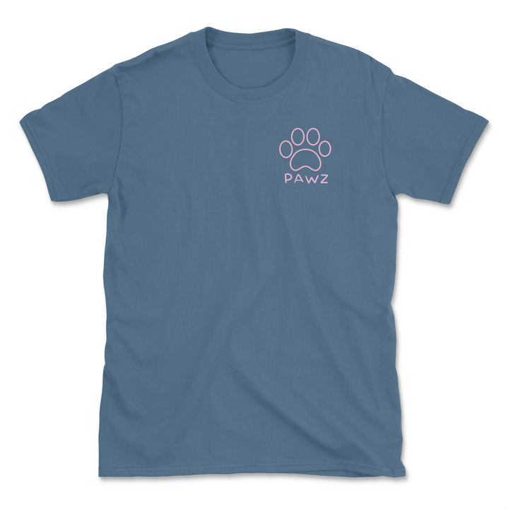 Lunar Pawz - Indigo (Adult Short Sleeve T-Shirt)