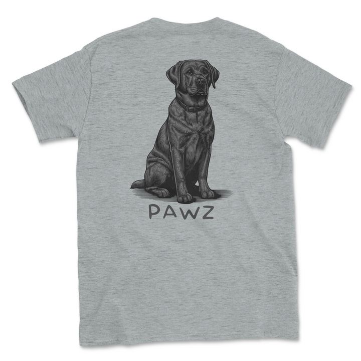 Black Labrador Retriever (Adult Short Sleeve T-Shirt)