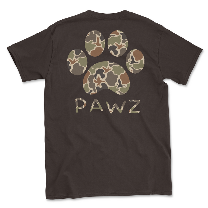 Duck Camo Dark - Brown (Adult Short Sleeve T-Shirt)