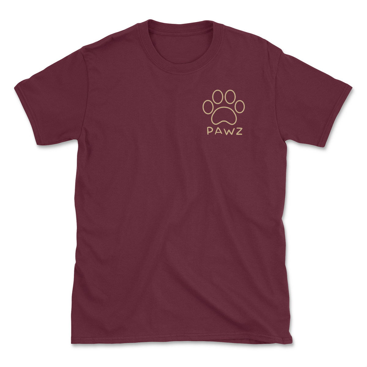 Dark Duck Camo - Maroon (Adult Short Sleeve T-Shirt)