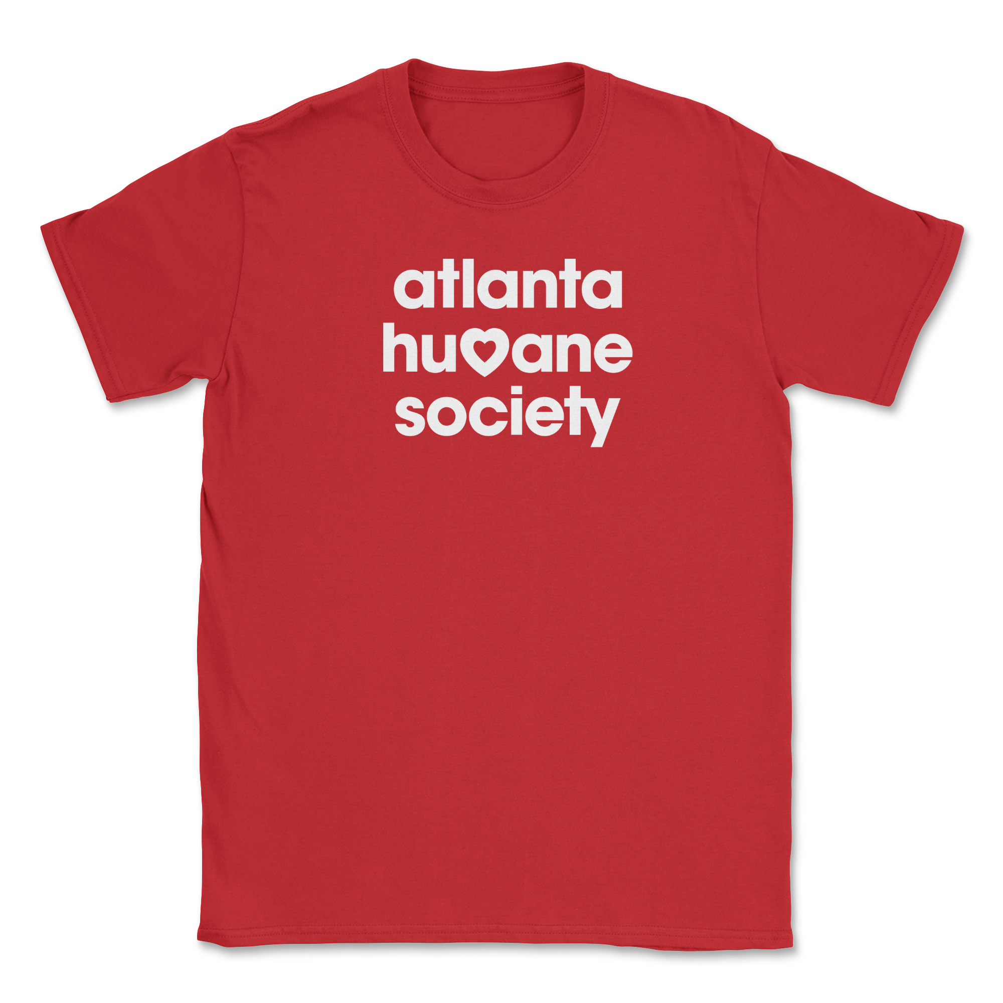 AHS (Atlanta Humane Society) (Front Print) (Adult Short Sleeve T-Shirt)