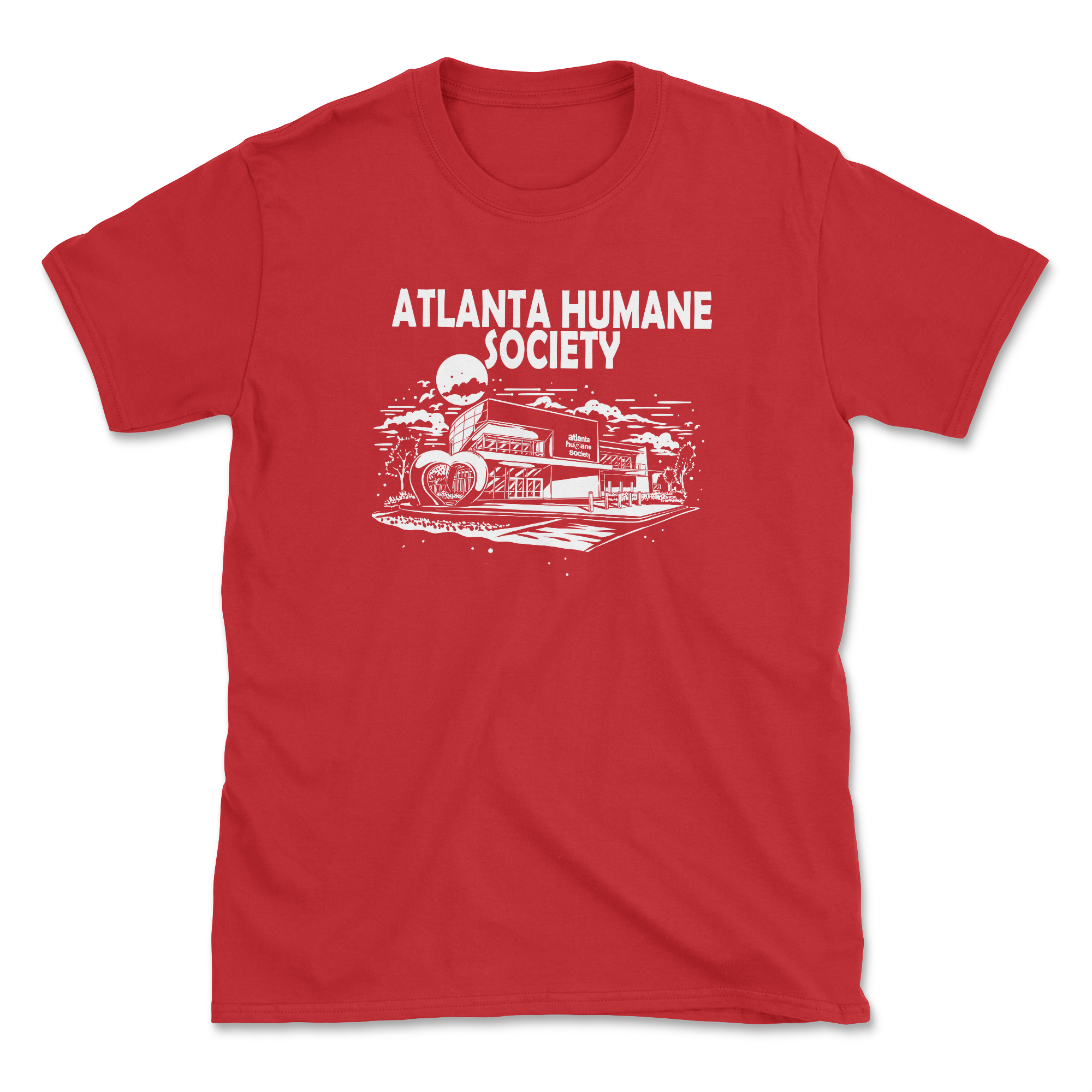 Arthur M. Blank Animal Center (Atlanta Humane Society) (Front Print) (Adult Short Sleeve T-Shirt)
