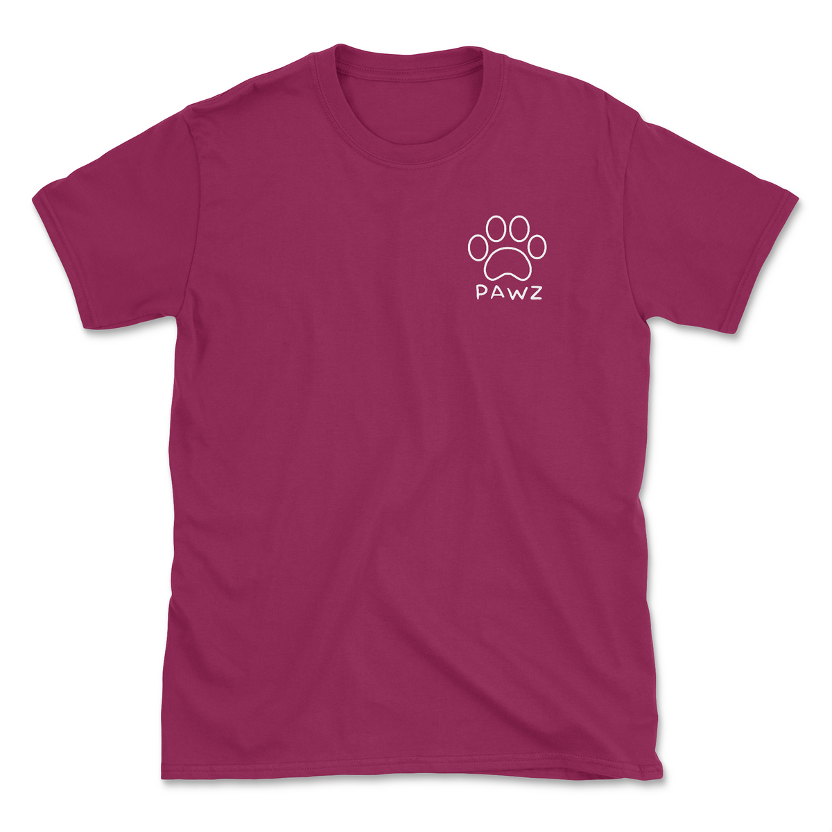 White Floral (Adult Short Sleeve T-Shirt)