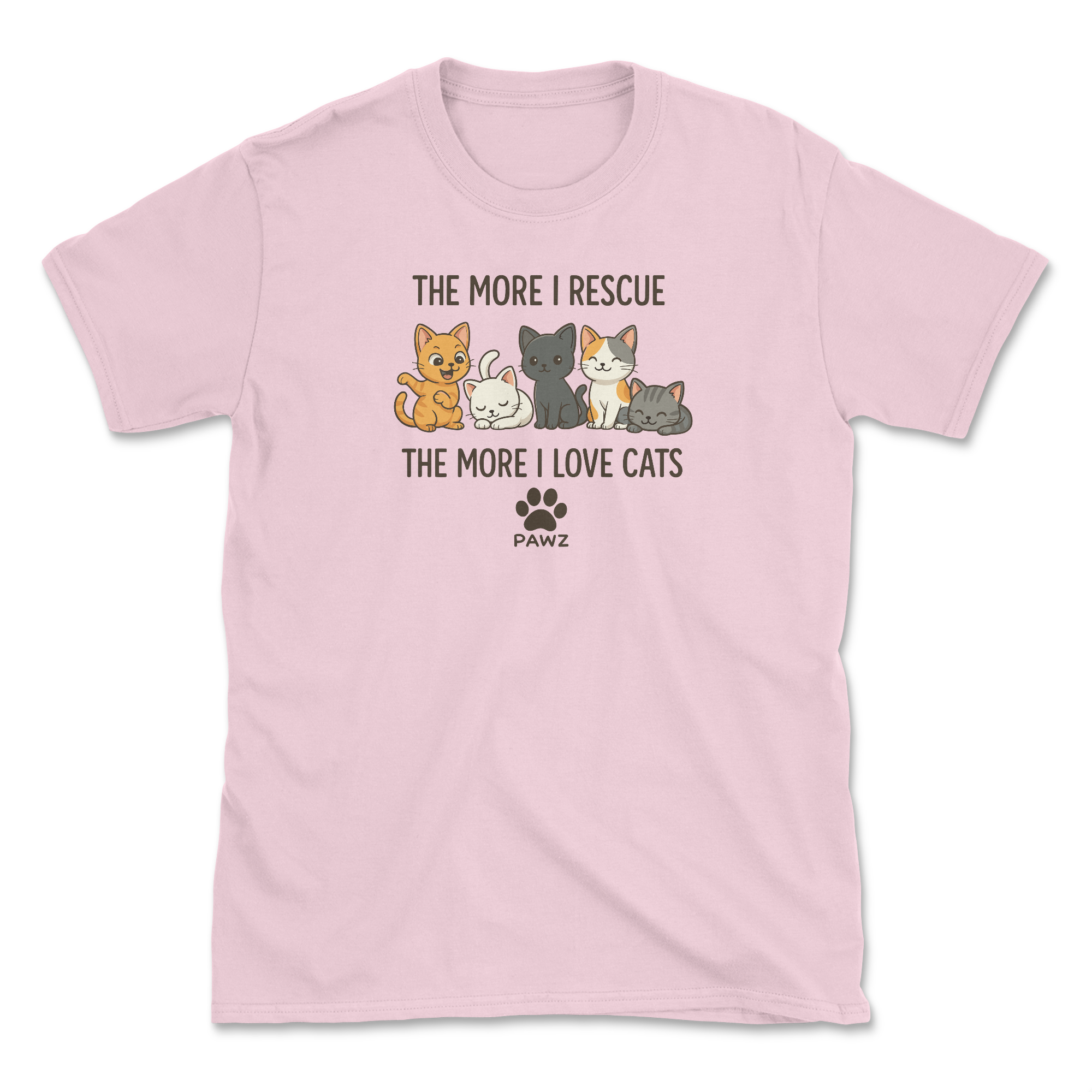 More Rescues (Front Print) (Adult Short Sleeve T-Shirt)