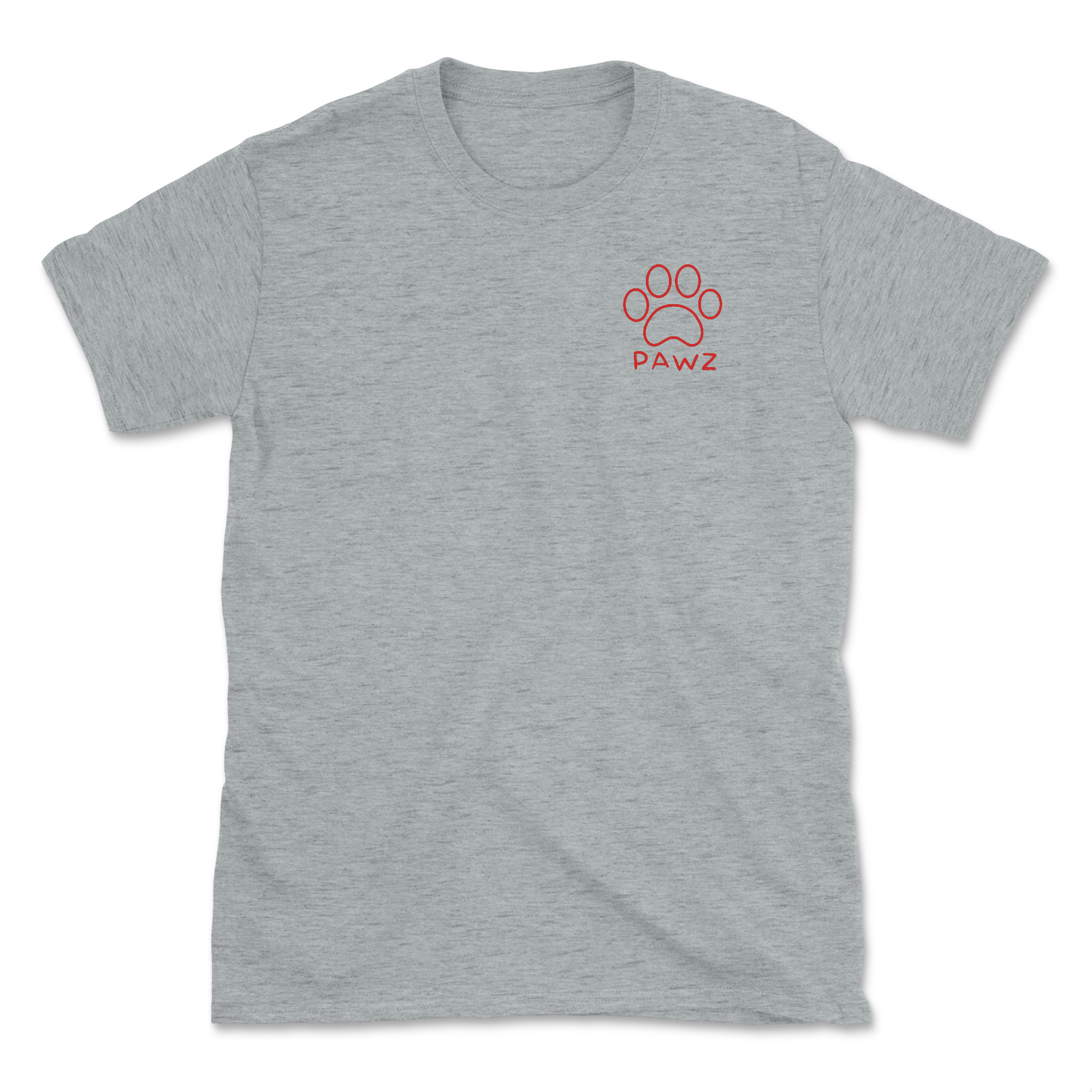 Texas Flag Paw (Adult Short Sleeve T-Shirt)