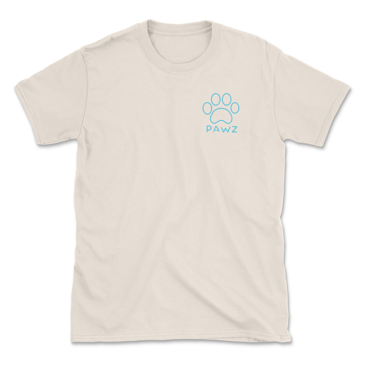 Minnesota Flag Paw (Adult Short Sleeve T-Shirt)