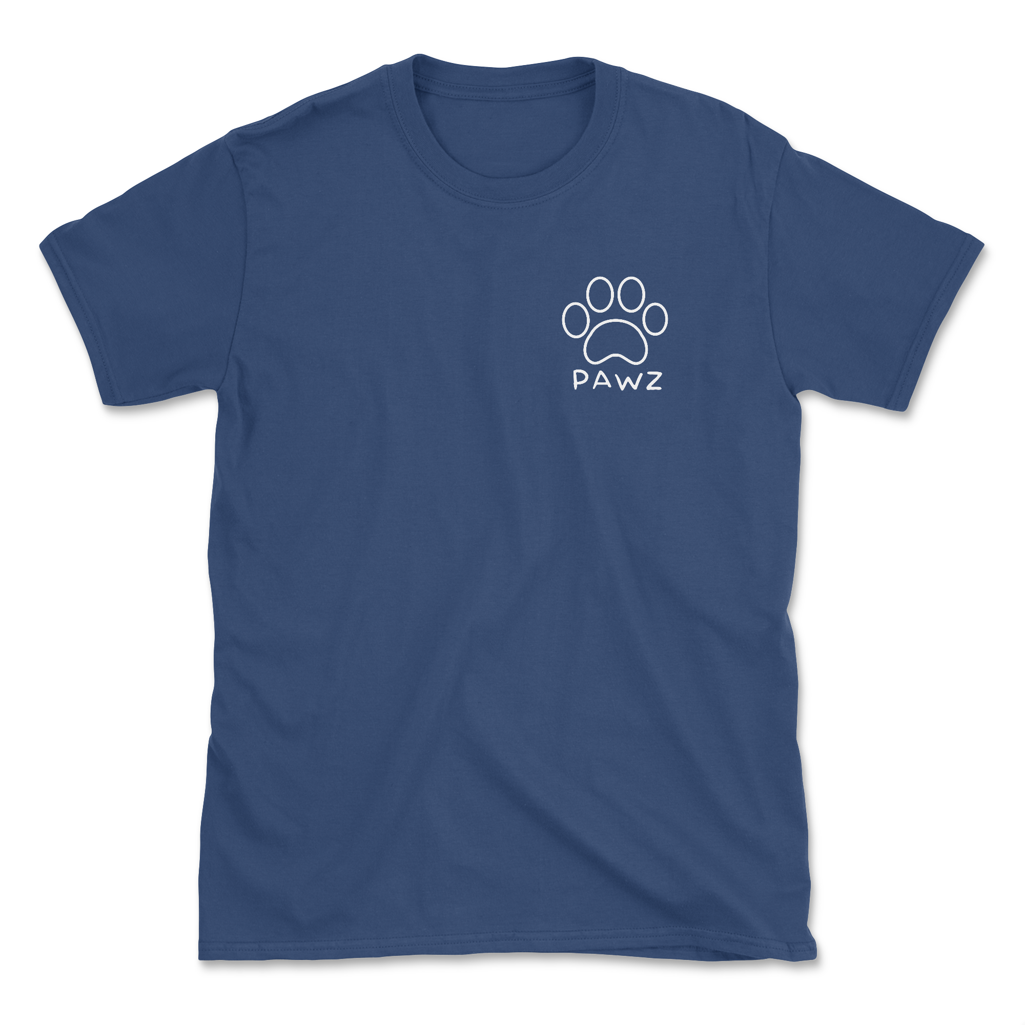 Massachusetts Flag Paw (Adult Short Sleeve T-Shirt)