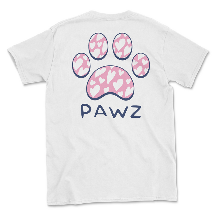 Hearts Paw (Adult Short Sleeve T-Shirt)