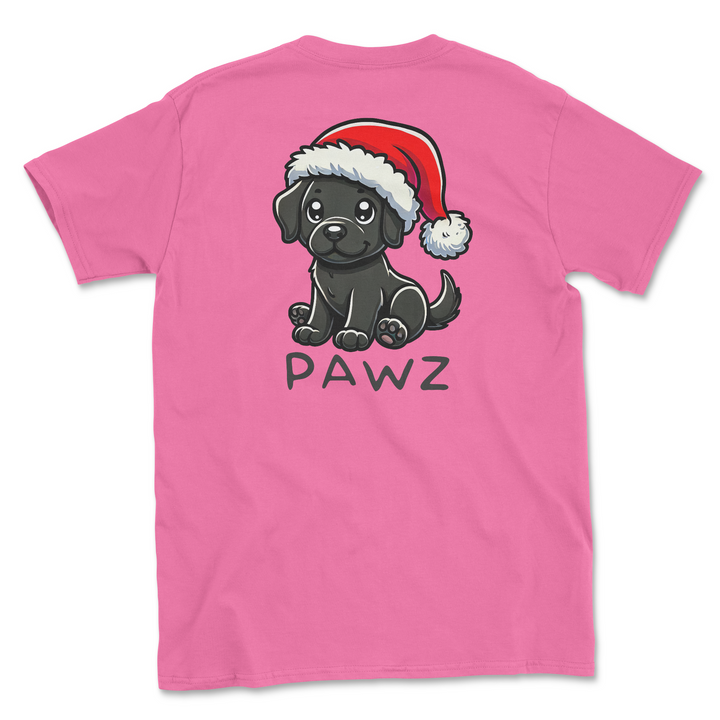 Black Lab Christmas (Adult Short Sleeve T-Shirt)