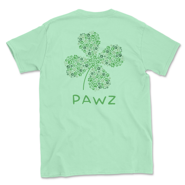 Pawz Shamrock (Adult Short Sleeve T-Shirt)