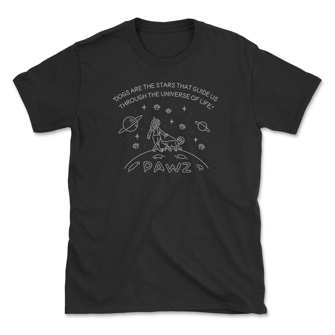 Moon Walks Front Print (Adult Short Sleeve T-Shirt)