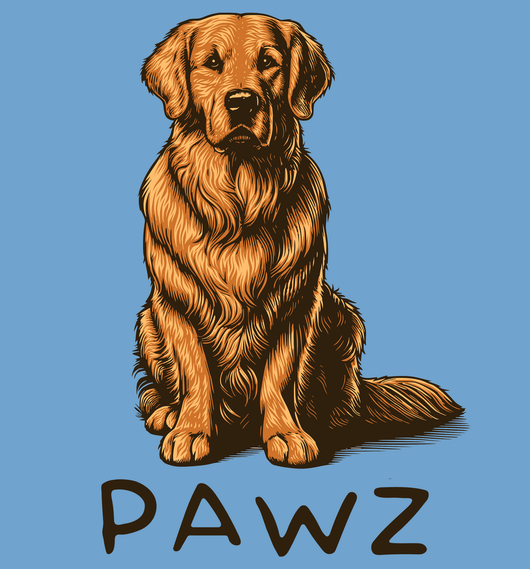 Golden Retriever (Adult Short Sleeve T-Shirt)