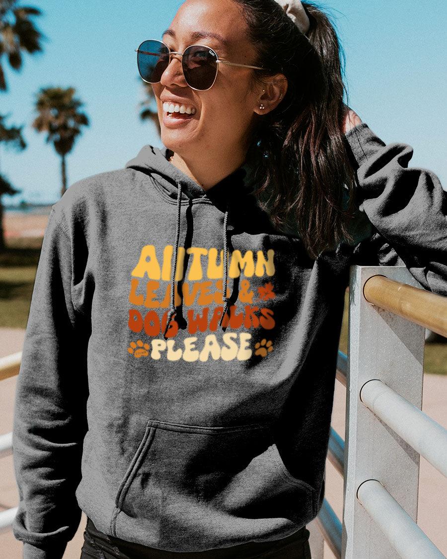 Autumn Leaves & Dog Walks Please Hoodie - Pawz