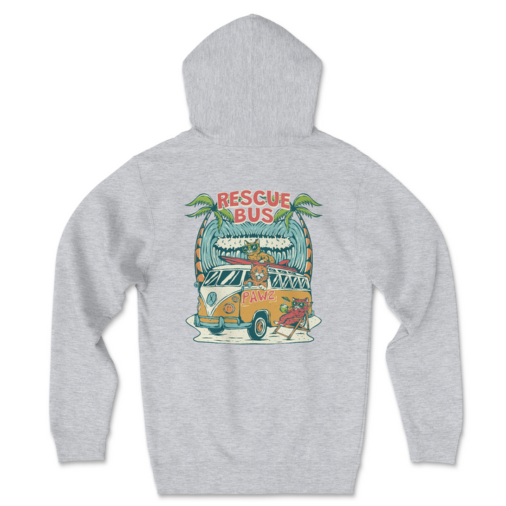 Rescue Bus - Cats (Adult Hoodie)