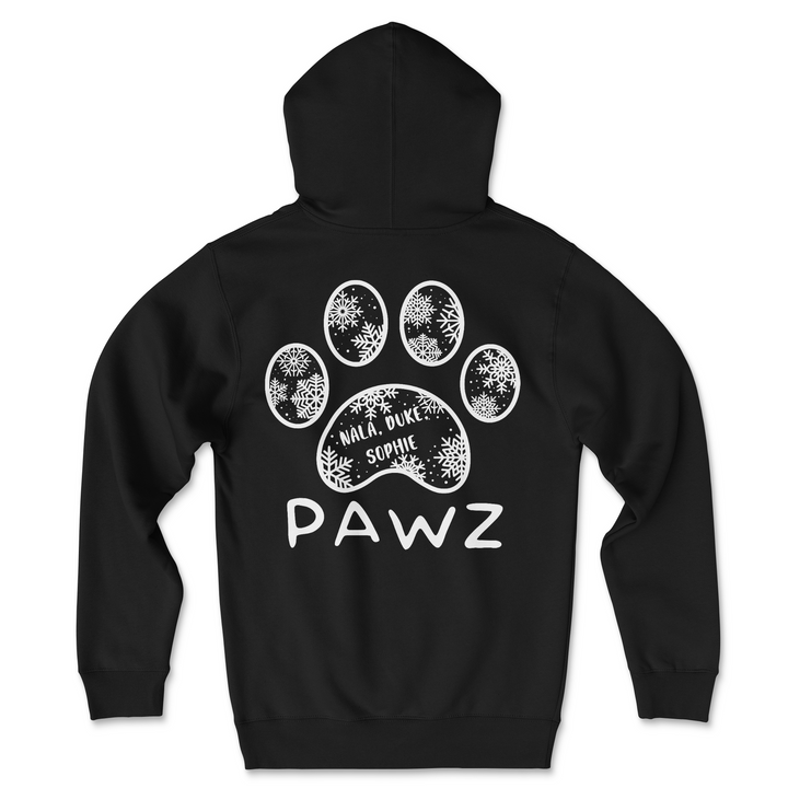 Nala, Duke, Sophie Snowflake (Adult Hoodie)