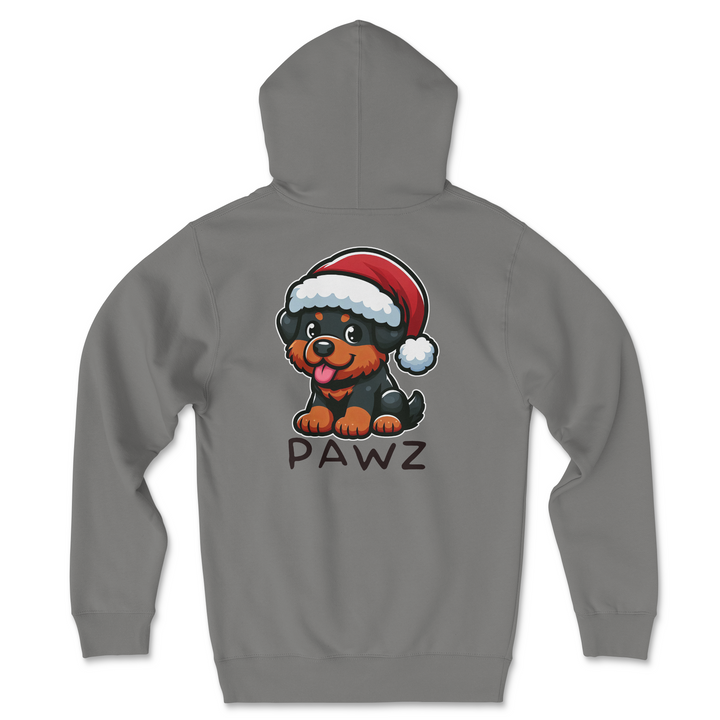 Rottweiler Christmas (Adult Hoodie)