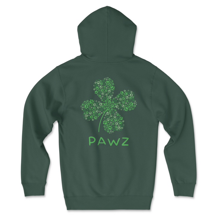 Pawz Shamrock (Adult Hoodie)