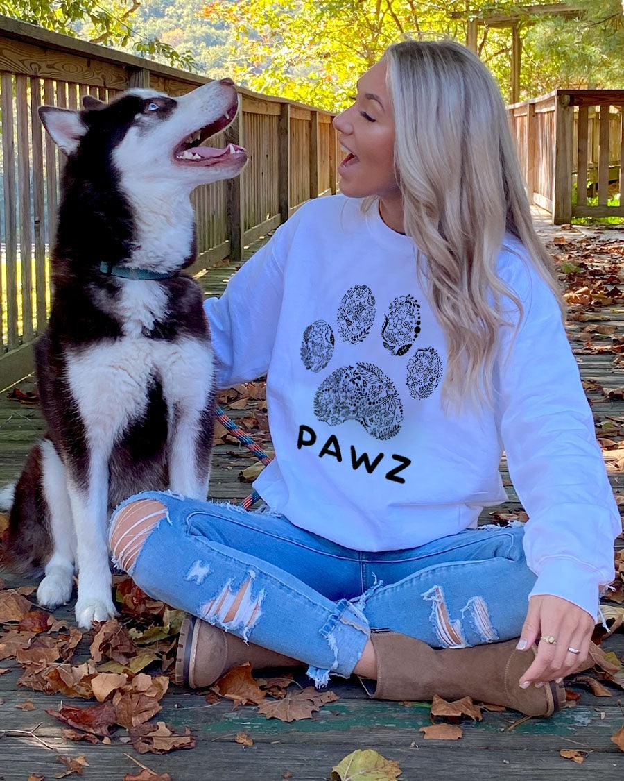 Pawz Leaves Outline Long Sleeve - Pawz