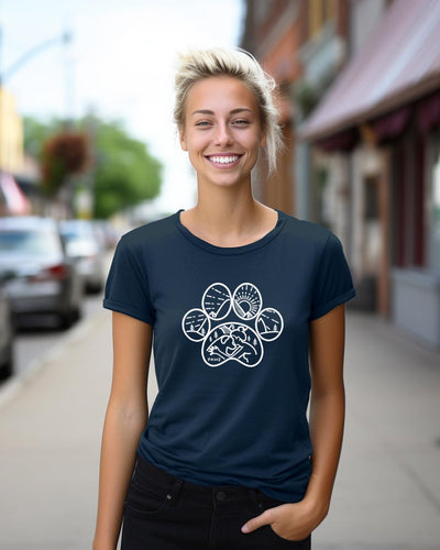 Pawz Mountain Scene Tee - Pawz