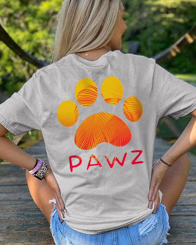 Sunset Palm Tee - Pawz