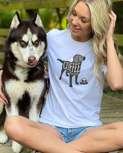 More Coffee Please Tee - Pawz