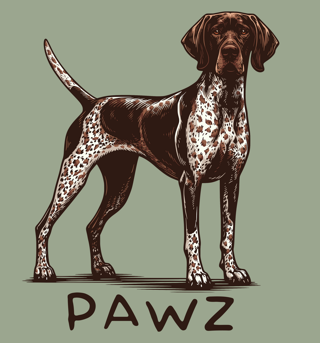 Shorthaired Pointer (Adult Hoodie)