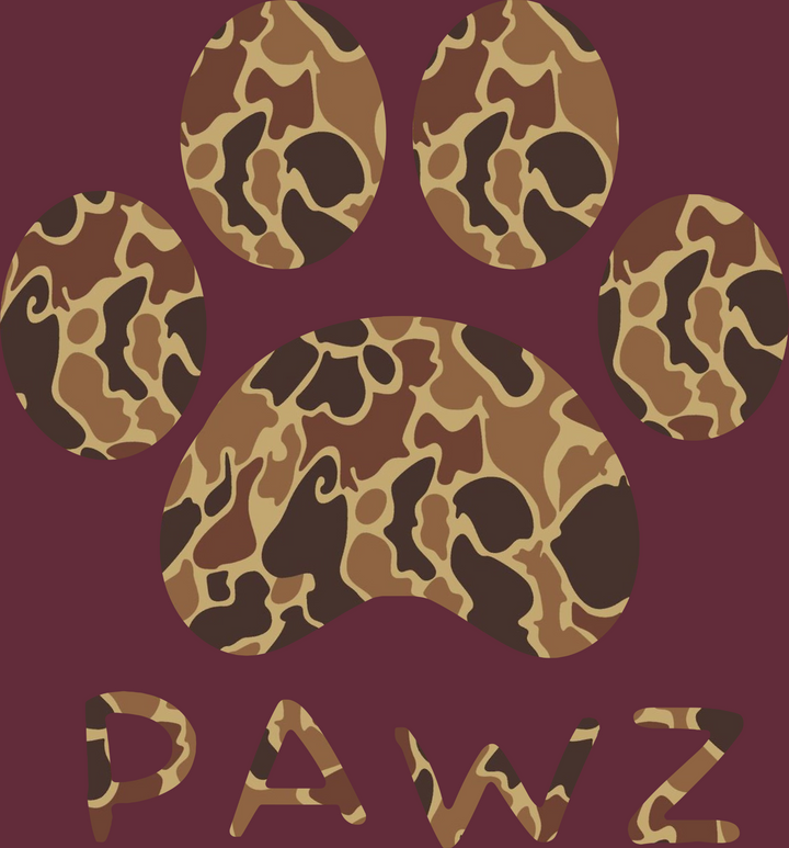 Dark Duck Camo - Maroon (Adult Hoodie)