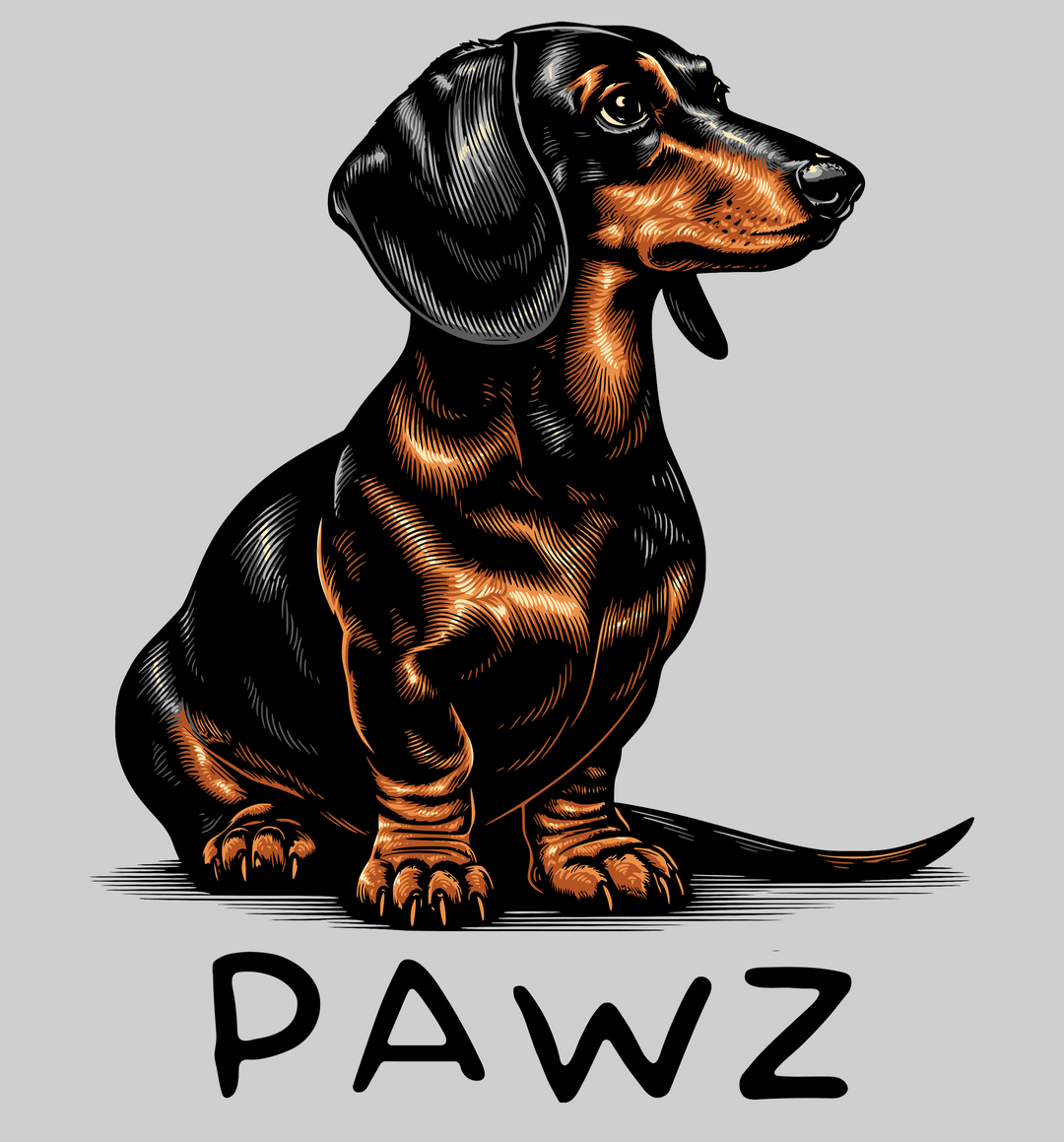 Dachshund (Adult Hoodie)