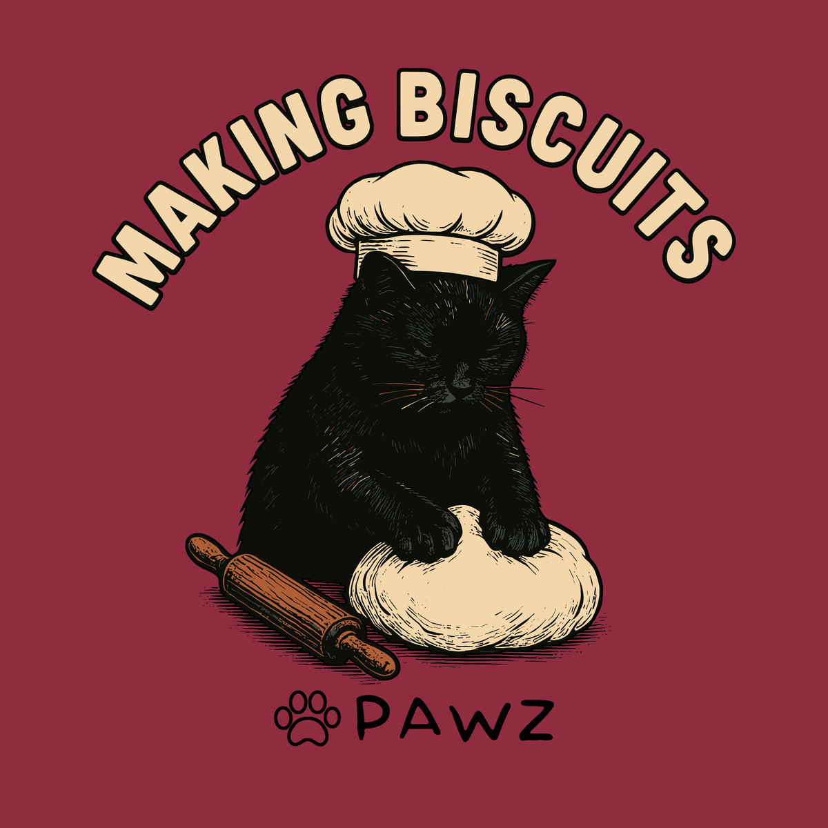 Making Biscuits (Adult Short Sleeve T-Shirt)