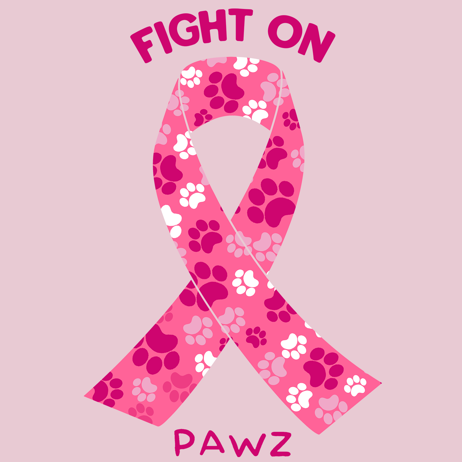 Fight On Ribbon (Adult Hoodie)