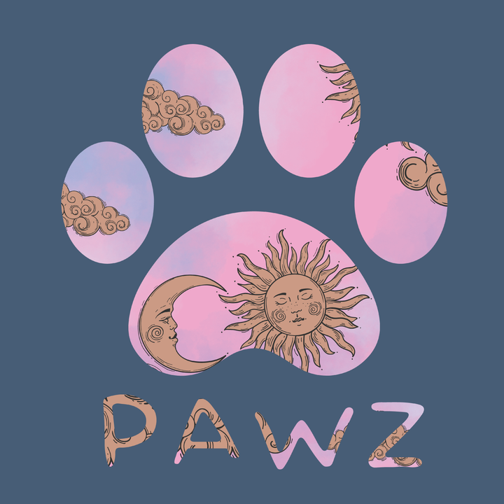 Lunar Pawz - Indigo (Adult Short Sleeve T-Shirt)