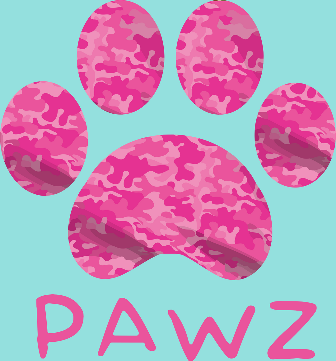 Pink Camo (Adult Hoodie)