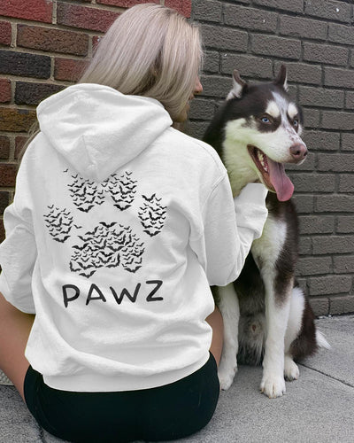 Pawz Bats Hoodie (Back Print) - Pawz